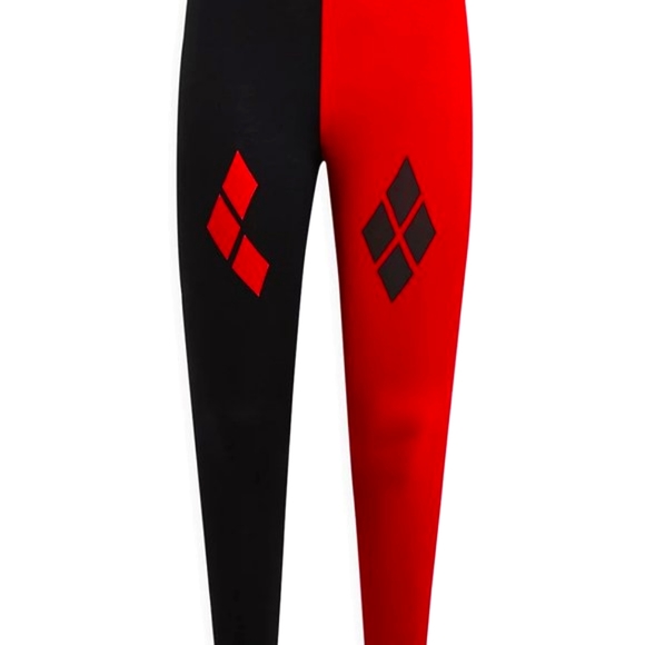 ♥️NWT VINTAGE TORRID LEGGING HARLEY QUINN COSPLAY FULL LENGTH SIZE 5X HALLOWEEN - Picture 7 of 9